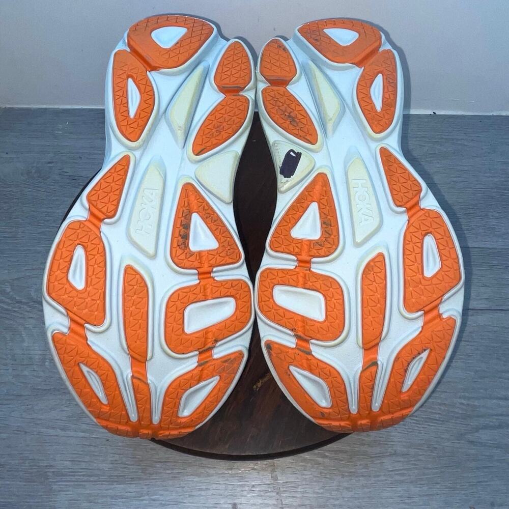 Hoka One One Bondi 8 Mens 9.5 D Shoes Orange Running Sneaker 1123202 PBAY - Picture 9 of 12